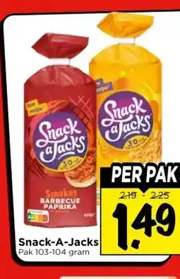 Vomar Voordeelmarkt Snack-A-Jacks aanbieding
