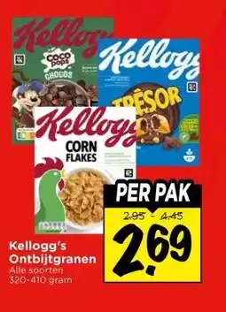 Vomar Voordeelmarkt Kellogg's Ontbijtgranen aanbieding