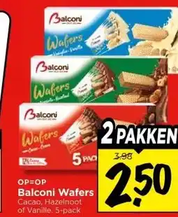 Vomar Voordeelmarkt Balconi Wafers aanbieding