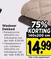 Vomar Voordeelmarkt Wasbaar Dekbed aanbieding
