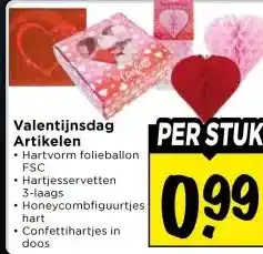 Vomar Voordeelmarkt Valentijnsdag Artikelen aanbieding