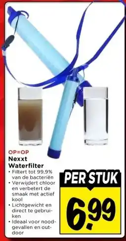 Vomar Voordeelmarkt Nexxt Waterfilter aanbieding
