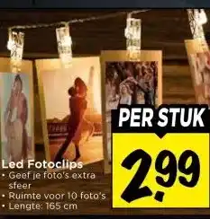 Vomar Voordeelmarkt Led Fotoclips aanbieding