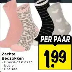 Vomar Voordeelmarkt Zachte Bedsokken aanbieding
