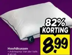 Vomar Voordeelmarkt Hoofdkussen aanbieding