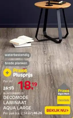 Praxis Decomode laminaat aqua large aanbieding