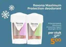 Trekpleister Rexona Maximum Protection deodorant aanbieding