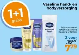 Trekpleister Vaseline hand en bodyverzorging aanbieding