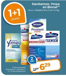 Trekpleister Davitamon, Ymea en Bional aanbieding