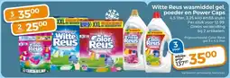 Trekpleister Witte Reus wasmiddel gel, poeder en Power Caps aanbieding