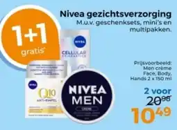 Trekpleister Nivea gezichtsverzorging aanbieding