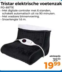 Trekpleister Tristar elektrische voetenzak aanbieding