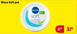 Kruidvat Nivea Soft pot aanbieding