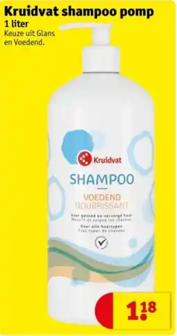 Kruidvat Kruidvat Shampoo Pomp aanbieding