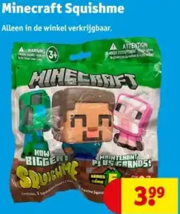 Kruidvat Minecraft Squishme aanbieding