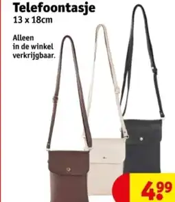 Kruidvat Telefoontasje aanbieding