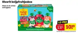 Kruidvat Olvarit knijpfruitjesbox aanbieding