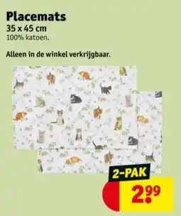 Kruidvat Placemats aanbieding