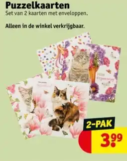 Kruidvat Puzzelkaarten aanbieding