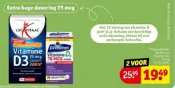 Kruidvat Extra hoge dosering 75 mcg aanbieding