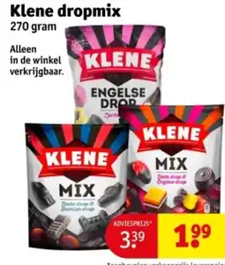 Kruidvat Klene dropmix aanbieding