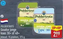 ALDI Poldertrots Goudse jonge kaas 30+ of 48+ aanbieding