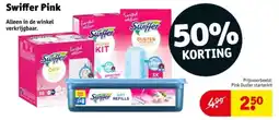 Kruidvat Swiffer Pink aanbieding