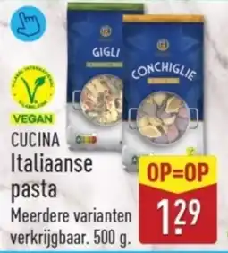 ALDI Cucina Italiaanse pasta aanbieding