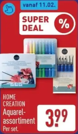 ALDI Home Creation Aquarel assortiment aanbieding