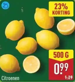 ALDI Citroenen aanbieding