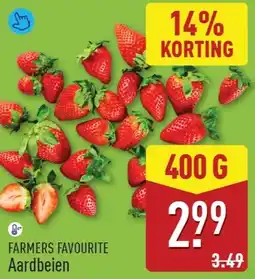 ALDI Farmers favourite aardbeien aanbieding