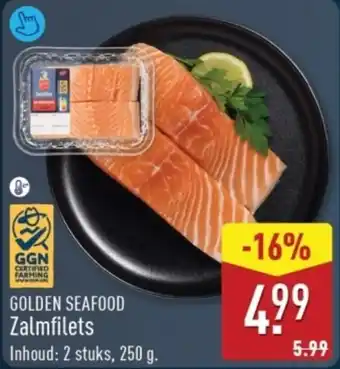 ALDI Golden seafood zalmfilets aanbieding