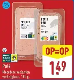 ALDI Paté aanbieding