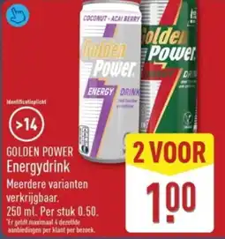 ALDI Golden power energy drink aanbieding