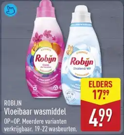 ALDI Robijn Vloeibaar wasmiddel aanbieding