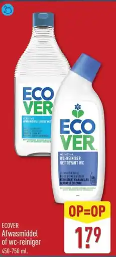 ALDI Ecover afwasmiddel of wc-reiniger aanbieding