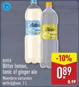 ALDI River bitter lemon, tonic of ginger ale aanbieding
