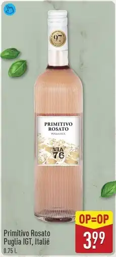 ALDI Primitivo Rosato Puglia IGT, Italië aanbieding