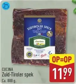 ALDI Cucina Zuid-Tiroler spek aanbieding