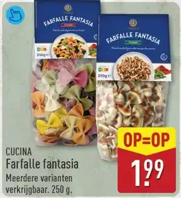 ALDI Cucina farfalle fantasia aanbieding