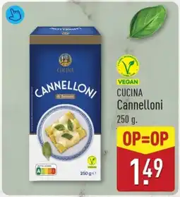 ALDI CUCINA Cannelloni aanbieding