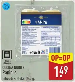 ALDI Cocina nobile panini's aanbieding