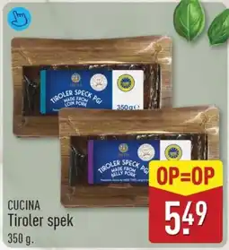 ALDI Cucina tiroler spek aanbieding