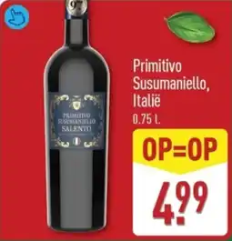 ALDI Primitivo Susumaniello aanbieding