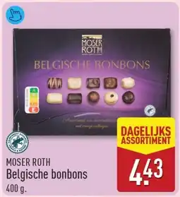 ALDI Moser roth belgische bonbons aanbieding