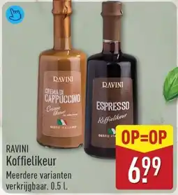 ALDI Ravini koffielikeur aanbieding