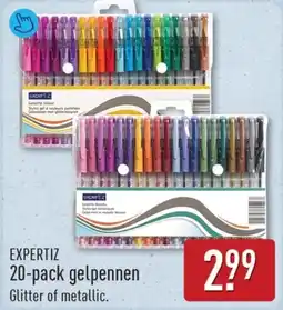 ALDI Expertiz 20-pack gelpennen aanbieding