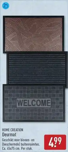 ALDI Home creation deurmat aanbieding