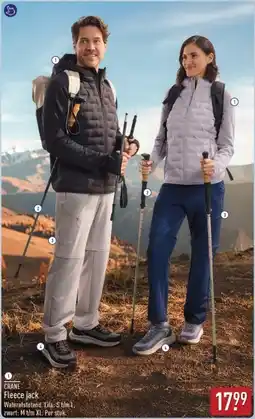 ALDI Crane Fleece jack aanbieding