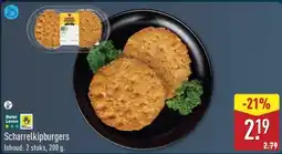 ALDI Scharrelkipburgers aanbieding